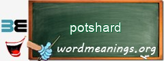 WordMeaning blackboard for potshard